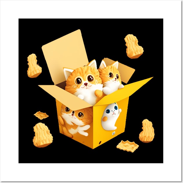 Kitten Nuggets food Wall Art by PrintLab